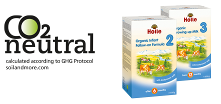 Holle Organic Baby Milk Now CO2 Neutral