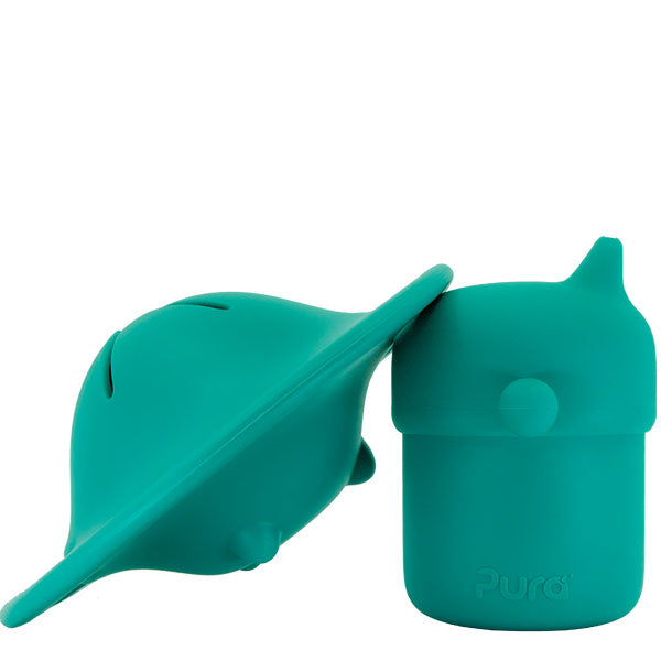 Sippy Snacky Cup brand new Blue green 