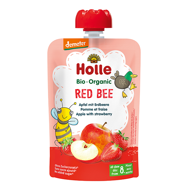 Holle Fruit Pouches For Babies Holle Bio-Organic Baby Food Pouch